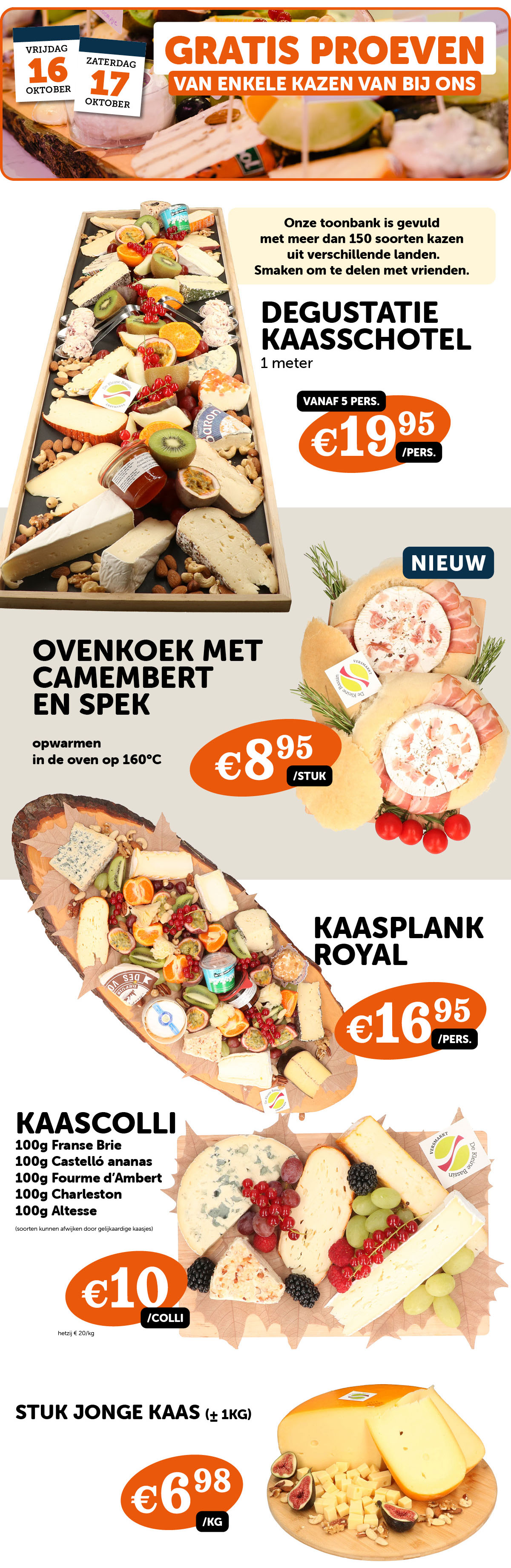 weekpromoties afdeling kaas - De Kleine Bassin