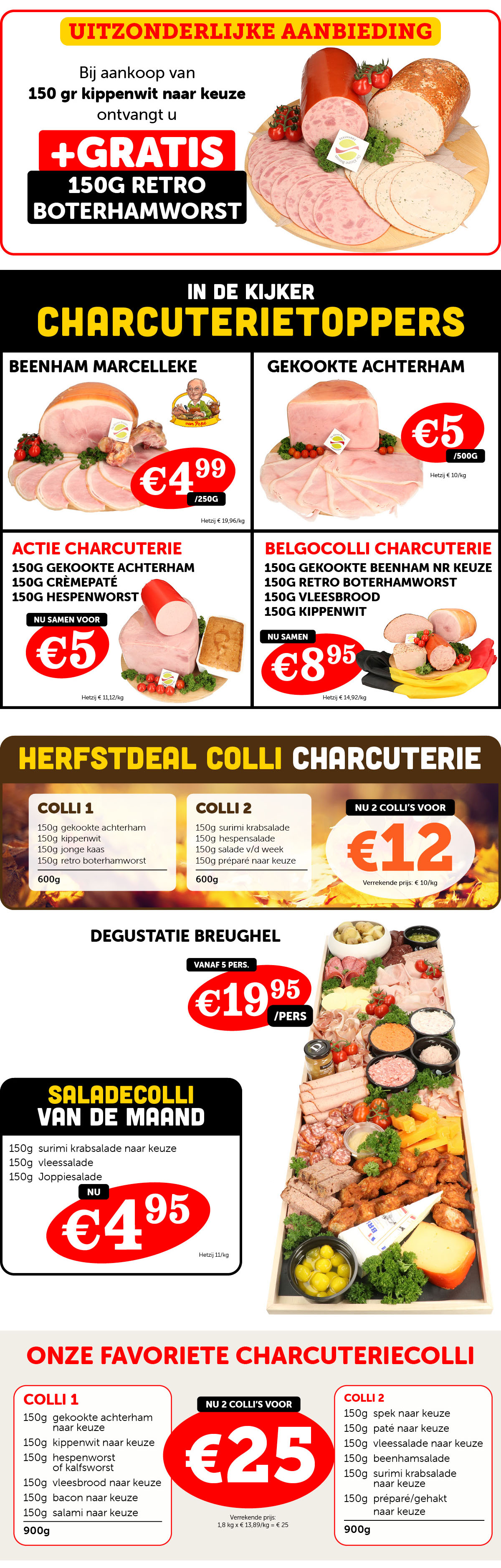 weekpromoties afdeling charcuterie - De Kleine Bassin