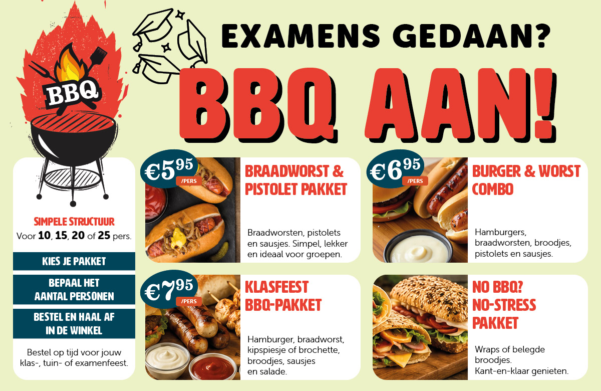Einde examens actie - De Kleine Bassin