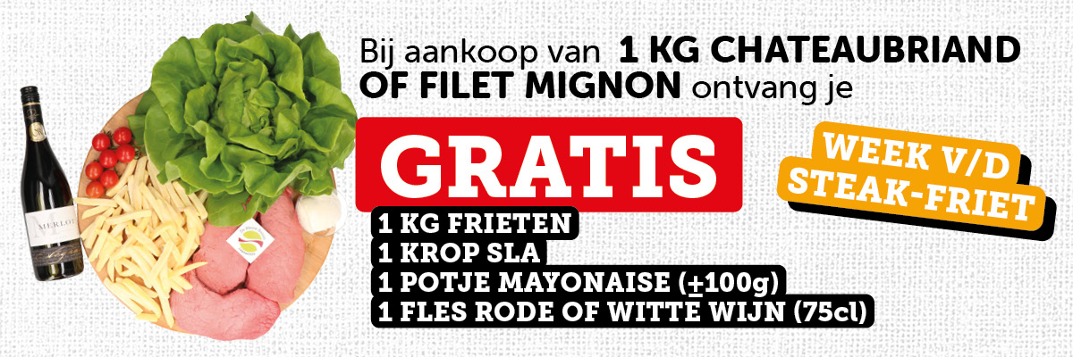 week van de steak friet - De Kleine Bassin