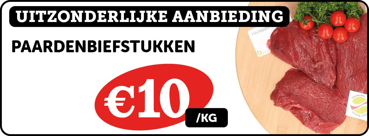 promotie paardenbiefstukken - De Kleine Bassin