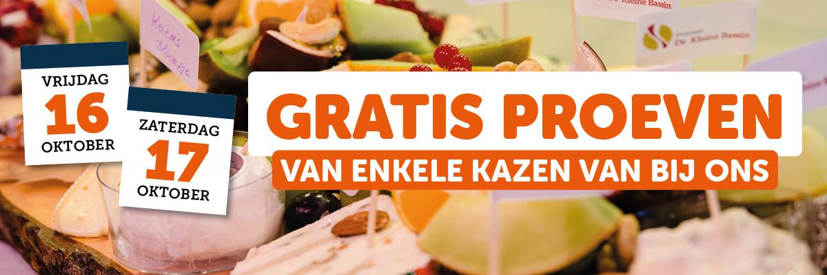 Gratis proeven kaasafdeling 1 - De Kleine Bassin